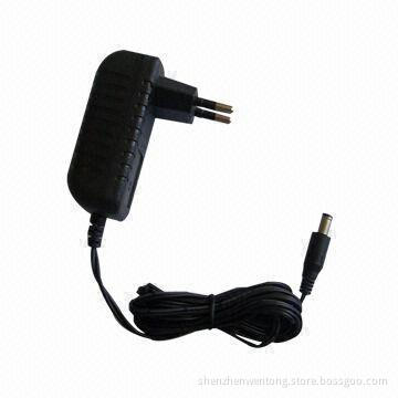18W AC/DC Adapter with EU Plug and 100 to 240V AC Input Voltage, Sized 74 x 40 x 30mm